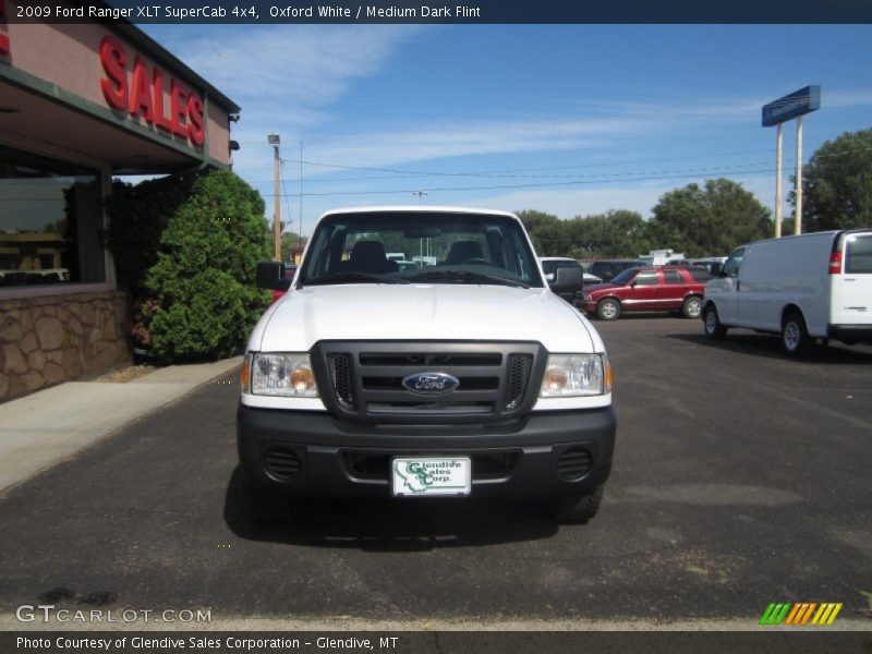 Oxford White / Medium Dark Flint 2009 Ford Ranger XLT SuperCab 4x4