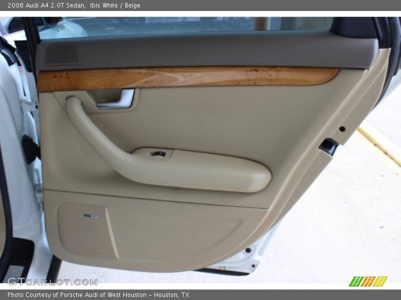 Ibis White / Beige 2008 Audi A4 2.0T Sedan