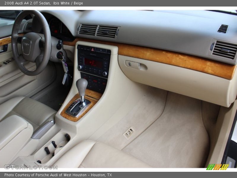Ibis White / Beige 2008 Audi A4 2.0T Sedan