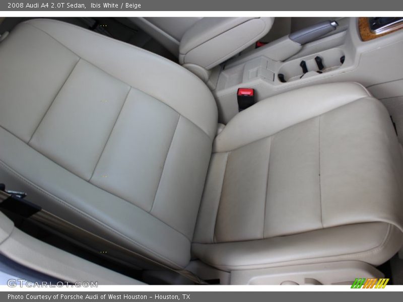 Ibis White / Beige 2008 Audi A4 2.0T Sedan