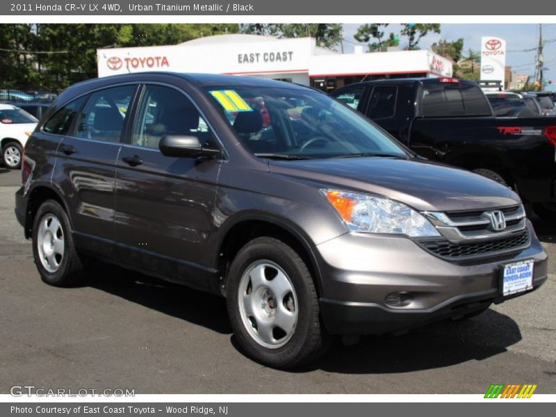 Urban Titanium Metallic / Black 2011 Honda CR-V LX 4WD