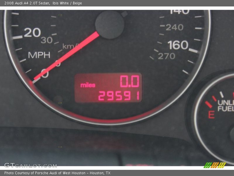 Ibis White / Beige 2008 Audi A4 2.0T Sedan