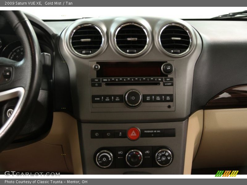 Controls of 2009 VUE XE