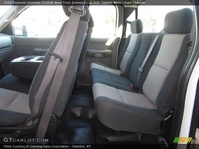 Summit White / Dark Titanium 2008 Chevrolet Silverado 2500HD Work Truck Extended Cab 4x4