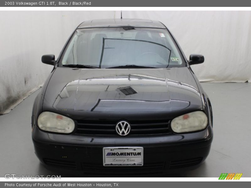 Black / Black/Red 2003 Volkswagen GTI 1.8T