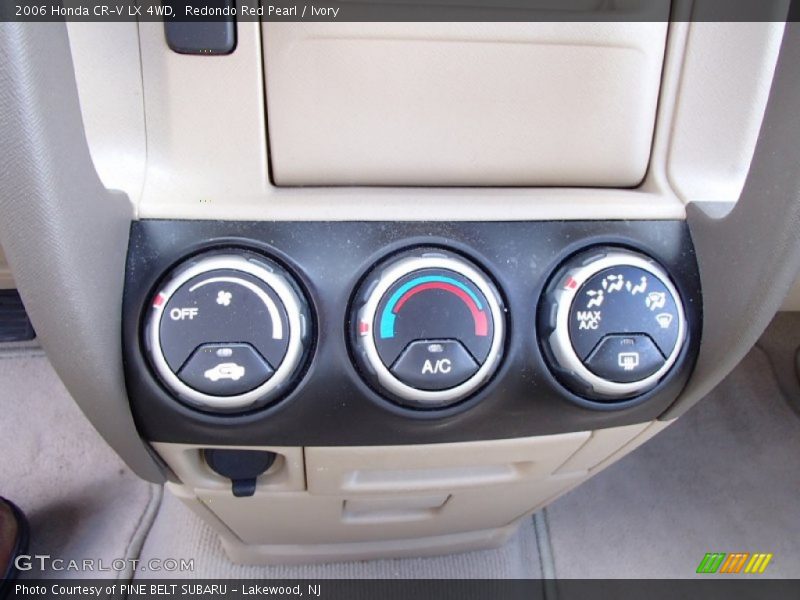 Controls of 2006 CR-V LX 4WD