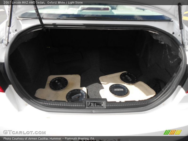 Oxford White / Light Stone 2007 Lincoln MKZ AWD Sedan