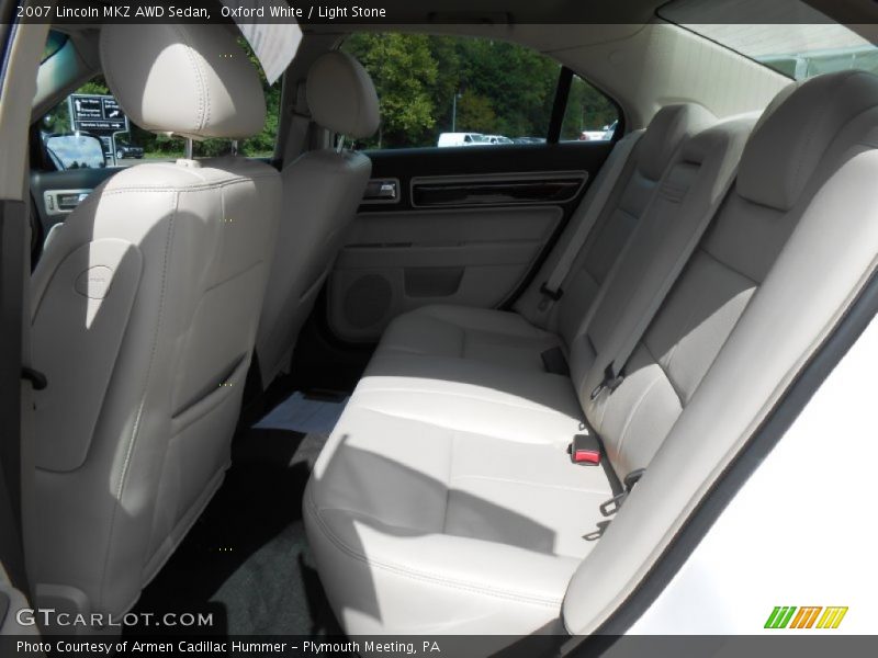 Oxford White / Light Stone 2007 Lincoln MKZ AWD Sedan