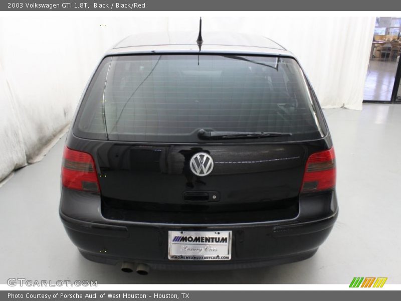 Black / Black/Red 2003 Volkswagen GTI 1.8T