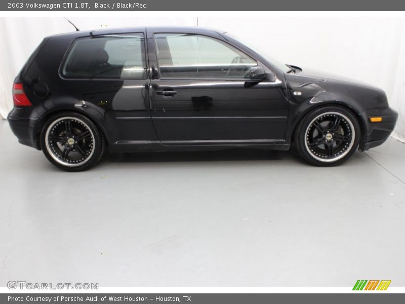 Black / Black/Red 2003 Volkswagen GTI 1.8T