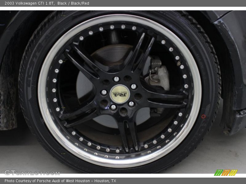 Black / Black/Red 2003 Volkswagen GTI 1.8T