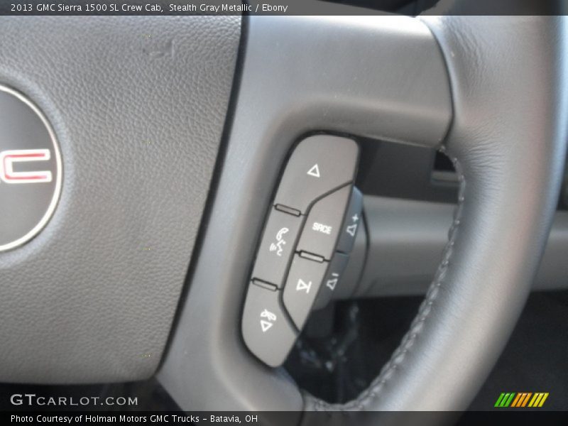 Stealth Gray Metallic / Ebony 2013 GMC Sierra 1500 SL Crew Cab