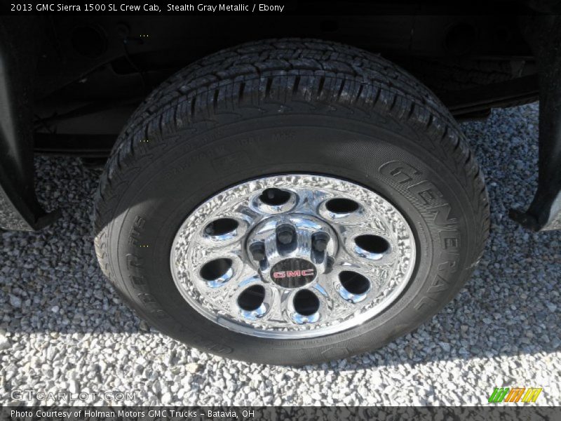 Stealth Gray Metallic / Ebony 2013 GMC Sierra 1500 SL Crew Cab