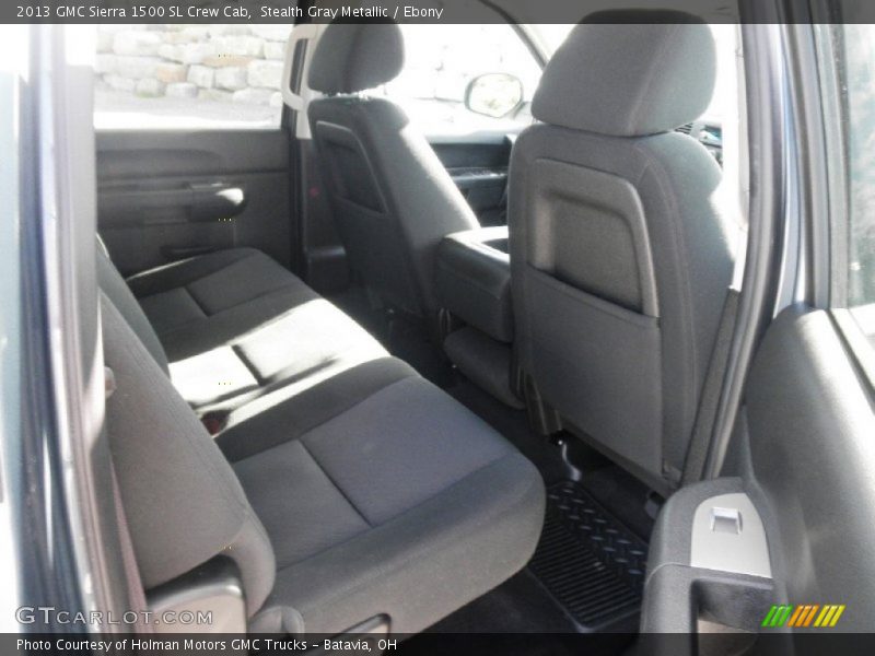Stealth Gray Metallic / Ebony 2013 GMC Sierra 1500 SL Crew Cab