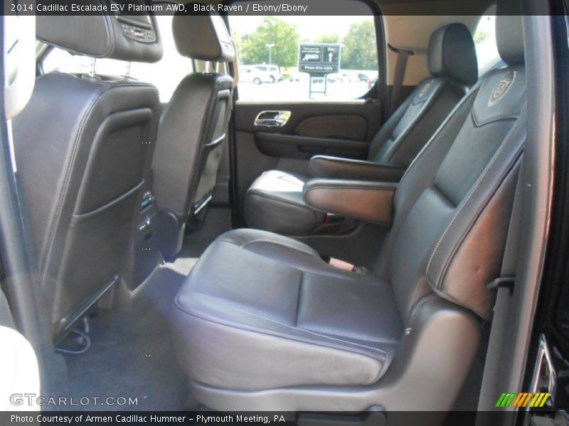 Black Raven / Ebony/Ebony 2014 Cadillac Escalade ESV Platinum AWD