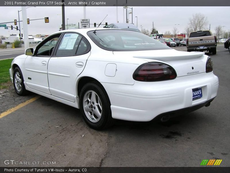 Arctic White / Graphite 2001 Pontiac Grand Prix GTP Sedan