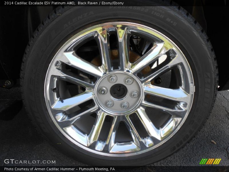  2014 Escalade ESV Platinum AWD Wheel