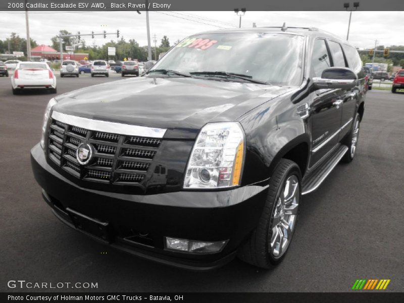 Black Raven / Ebony 2008 Cadillac Escalade ESV AWD