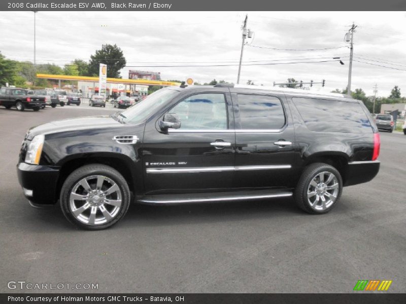 Black Raven / Ebony 2008 Cadillac Escalade ESV AWD