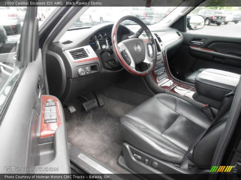 Black Raven / Ebony 2008 Cadillac Escalade ESV AWD