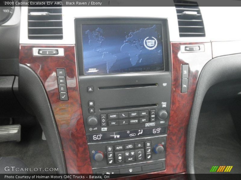 Black Raven / Ebony 2008 Cadillac Escalade ESV AWD