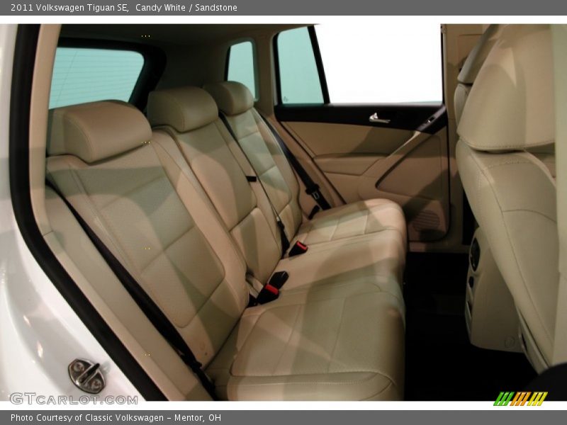 Candy White / Sandstone 2011 Volkswagen Tiguan SE