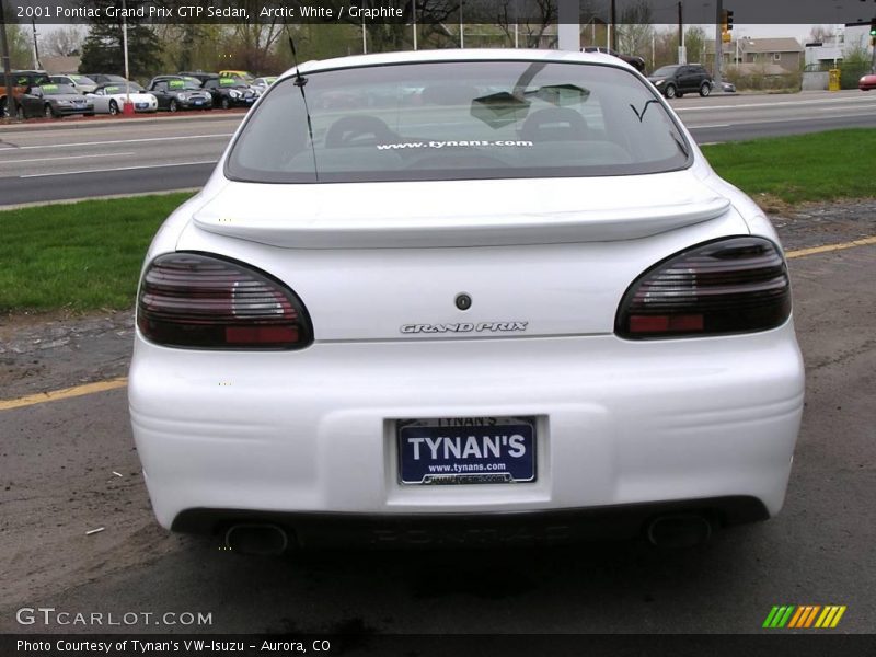 Arctic White / Graphite 2001 Pontiac Grand Prix GTP Sedan