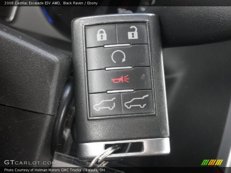 Black Raven / Ebony 2008 Cadillac Escalade ESV AWD