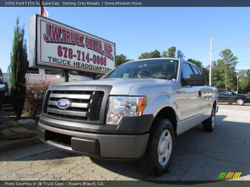 Sterling Grey Metallic / Stone/Medium Stone 2009 Ford F150 XL SuperCab