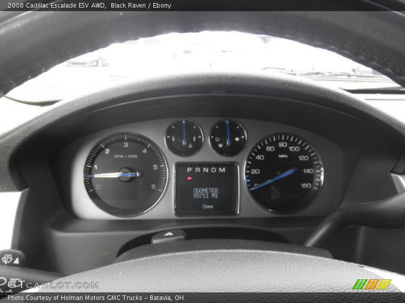 Black Raven / Ebony 2008 Cadillac Escalade ESV AWD