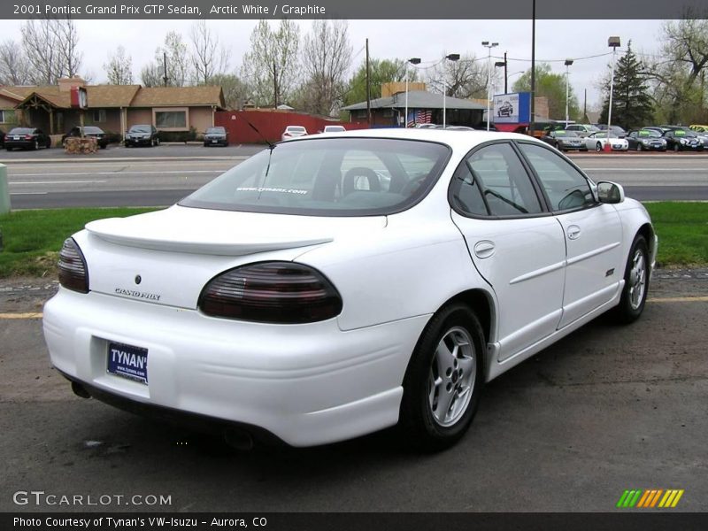 Arctic White / Graphite 2001 Pontiac Grand Prix GTP Sedan