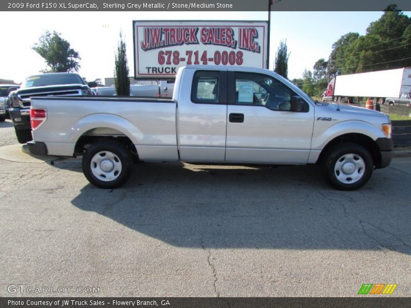 Sterling Grey Metallic / Stone/Medium Stone 2009 Ford F150 XL SuperCab