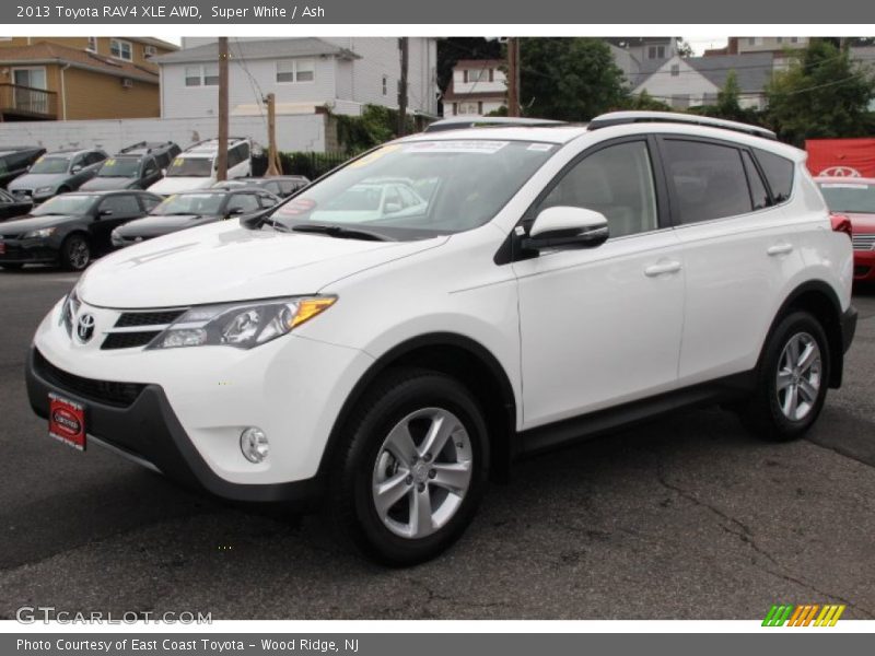 Super White / Ash 2013 Toyota RAV4 XLE AWD