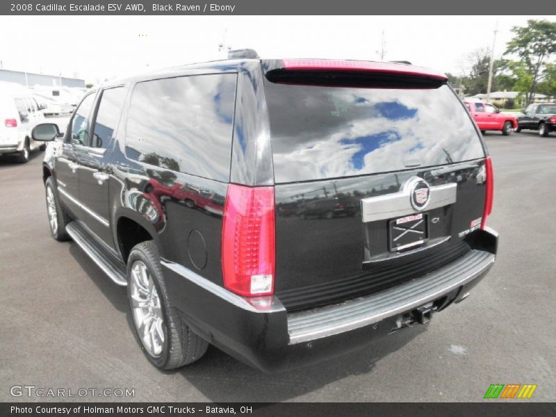 Black Raven / Ebony 2008 Cadillac Escalade ESV AWD