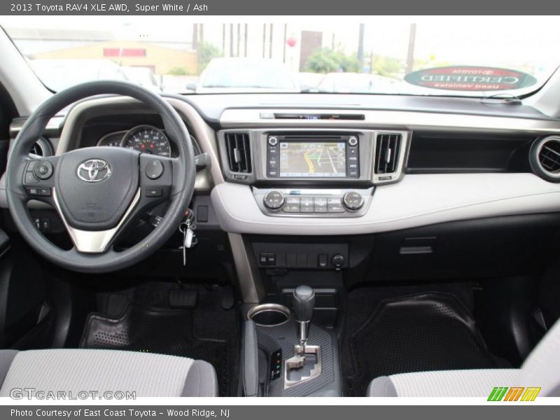Super White / Ash 2013 Toyota RAV4 XLE AWD