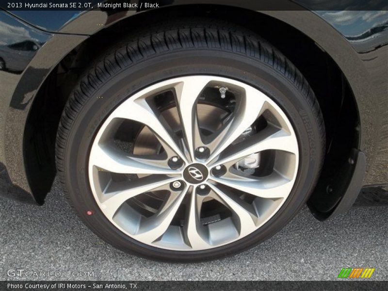 Midnight Black / Black 2013 Hyundai Sonata SE 2.0T