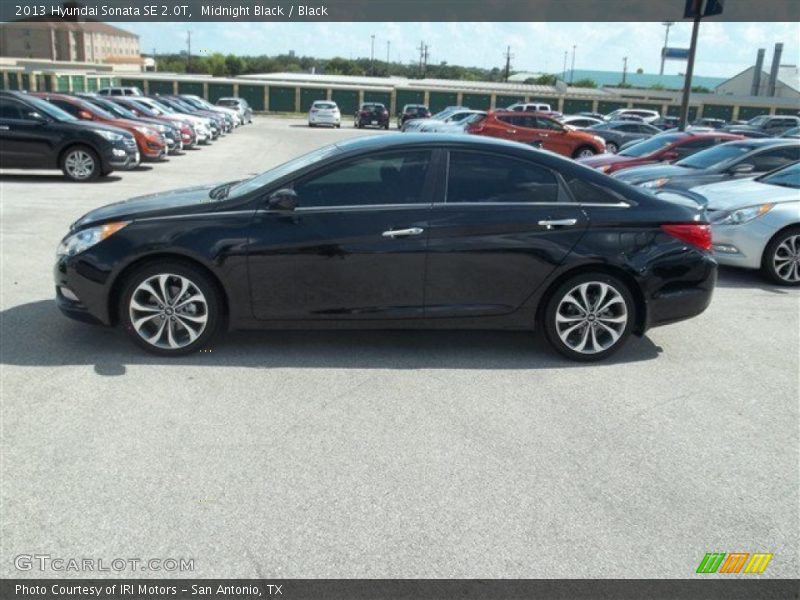 Midnight Black / Black 2013 Hyundai Sonata SE 2.0T