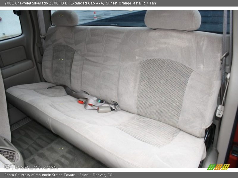 Sunset Orange Metallic / Tan 2001 Chevrolet Silverado 2500HD LT Extended Cab 4x4