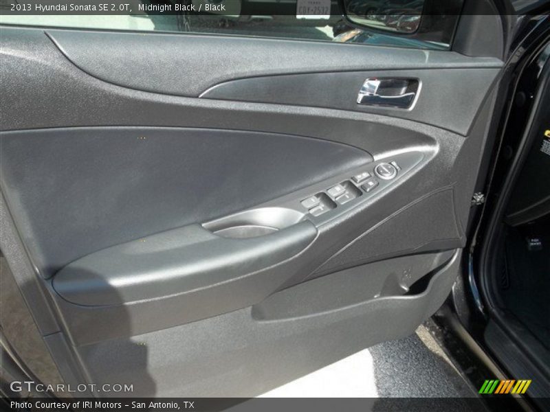 Midnight Black / Black 2013 Hyundai Sonata SE 2.0T