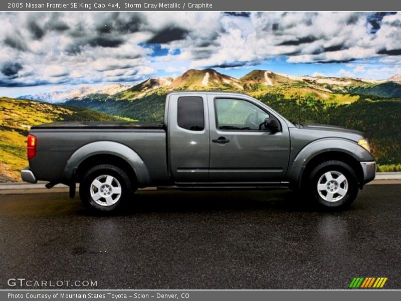 Storm Gray Metallic / Graphite 2005 Nissan Frontier SE King Cab 4x4