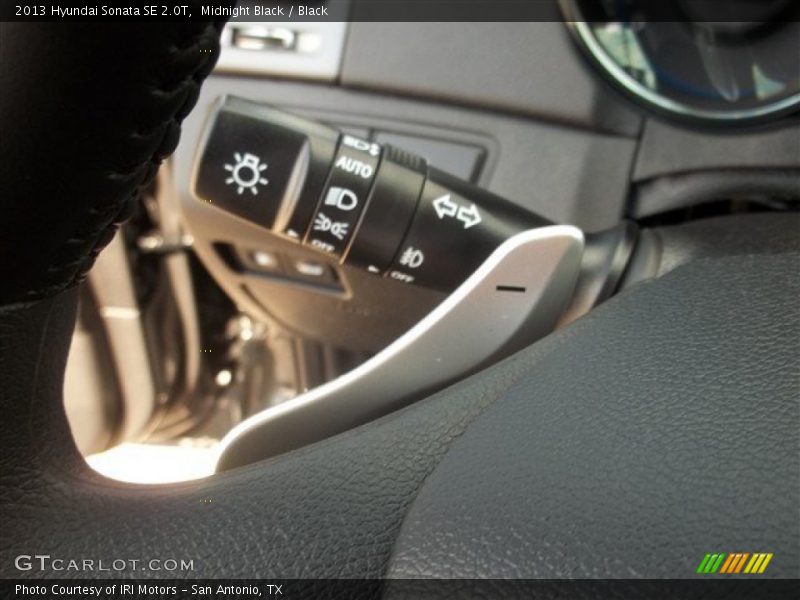 Midnight Black / Black 2013 Hyundai Sonata SE 2.0T