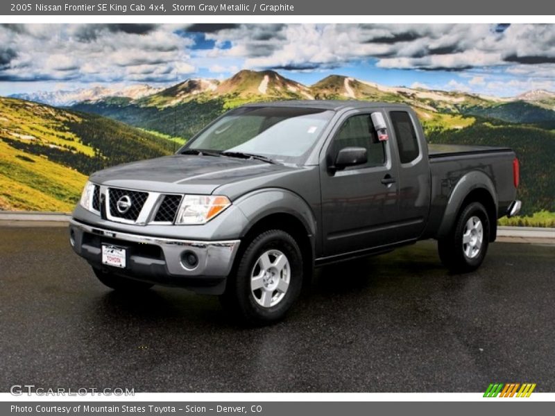 Storm Gray Metallic / Graphite 2005 Nissan Frontier SE King Cab 4x4