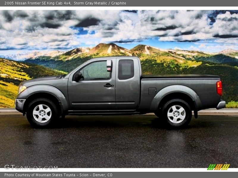 Storm Gray Metallic / Graphite 2005 Nissan Frontier SE King Cab 4x4