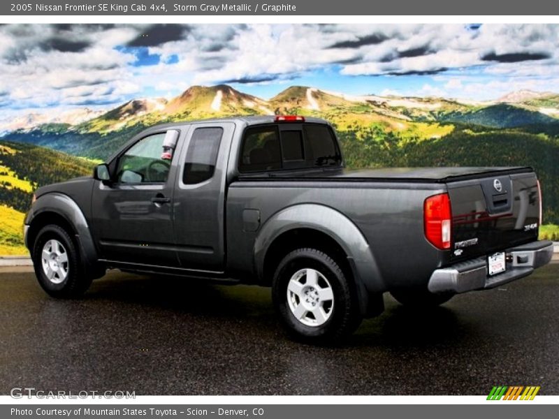 Storm Gray Metallic / Graphite 2005 Nissan Frontier SE King Cab 4x4