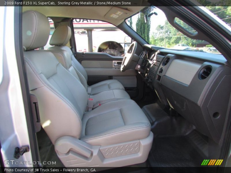 Sterling Grey Metallic / Stone/Medium Stone 2009 Ford F150 XL SuperCab