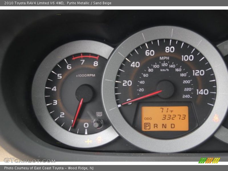 Pyrite Metallic / Sand Beige 2010 Toyota RAV4 Limited V6 4WD