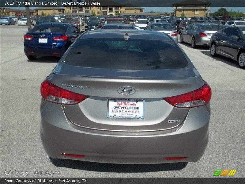 Desert Bronze / Beige 2013 Hyundai Elantra Limited