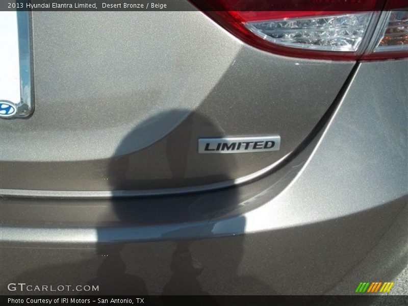 Desert Bronze / Beige 2013 Hyundai Elantra Limited
