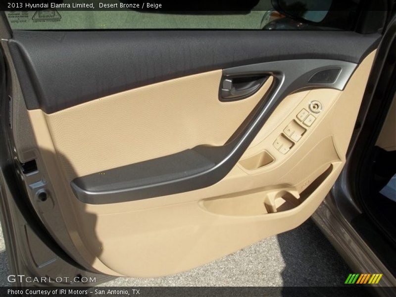 Desert Bronze / Beige 2013 Hyundai Elantra Limited