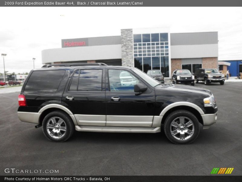 Black / Charcoal Black Leather/Camel 2009 Ford Expedition Eddie Bauer 4x4